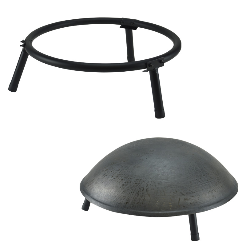 Feuerschale 50cm Eisen Feuerkorb Feuerstelle Terrassen-Kamin